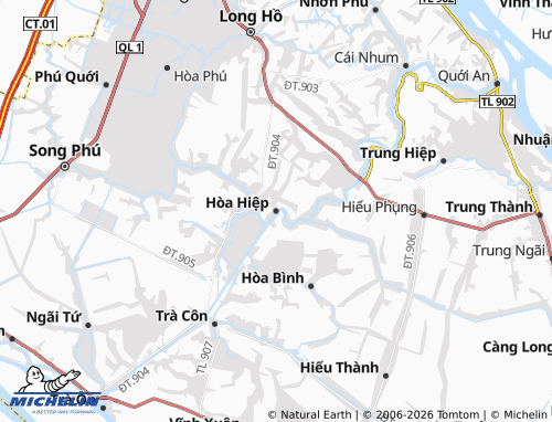 Mapa MICHELIN Hòa Hiệp - ViaMichelin