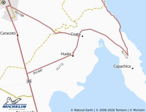 MICHELIN Huata map - ViaMichelin