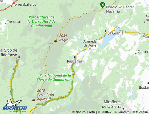 MICHELIN Rascafría map - ViaMichelin