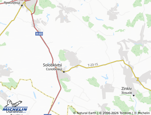 MICHELIN Hlushkivtsi map - ViaMichelin