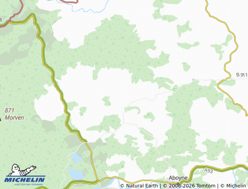 Carte MICHELIN Douneside - ViaMichelin