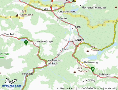 MICHELIN Holz map - ViaMichelin