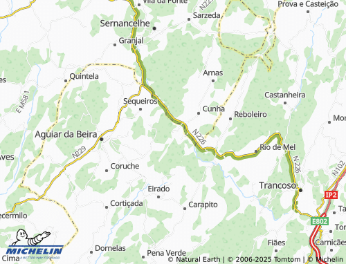 MICHELIN Lezíria map - ViaMichelin