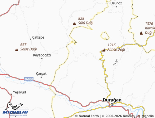 Kaart MICHELIN Bayat - ViaMichelin