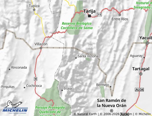 Mappa MICHELIN Santa Victoria - ViaMichelin