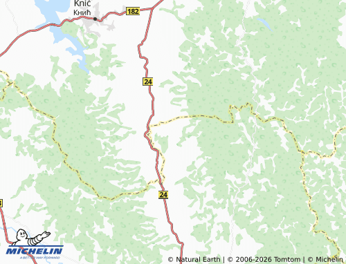 Mapa MICHELIN Sibnica - ViaMichelin