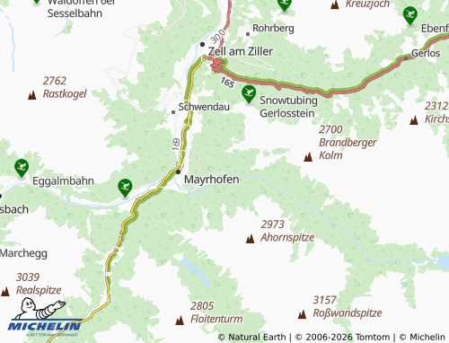 MICHELIN Brandberg map - ViaMichelin