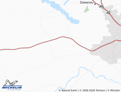 MICHELIN Ungwan Dama map - ViaMichelin