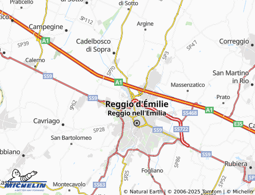 MICHELIN Cavazzoli map - ViaMichelin