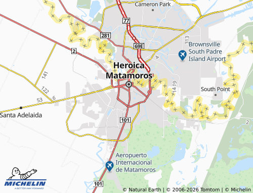 Mapa MICHELIN Hidalgo - ViaMichelin