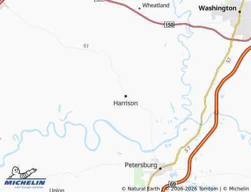 Mapa MICHELIN Harrison - ViaMichelin