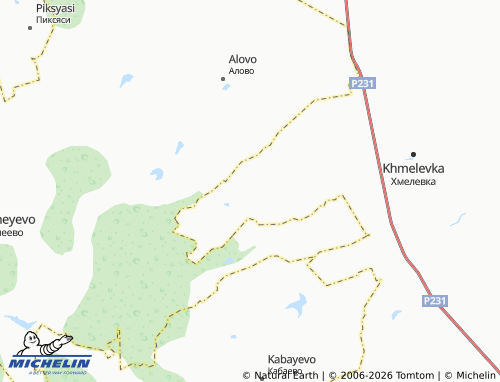 MICHELIN-Landkarte Syresi - ViaMichelin