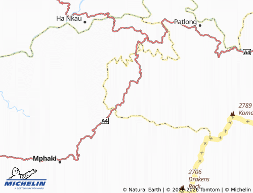 Carte MICHELIN Ha Sehloho - ViaMichelin