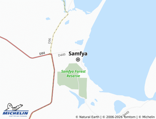 Carte MICHELIN Samfya - ViaMichelin
