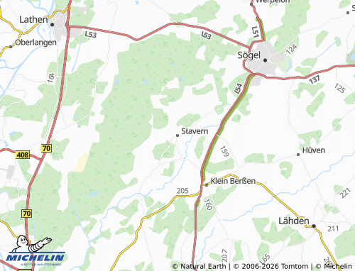 MICHELIN Stavern map - ViaMichelin
