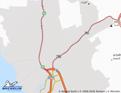 Carte MICHELIN al-Riyad - ViaMichelin