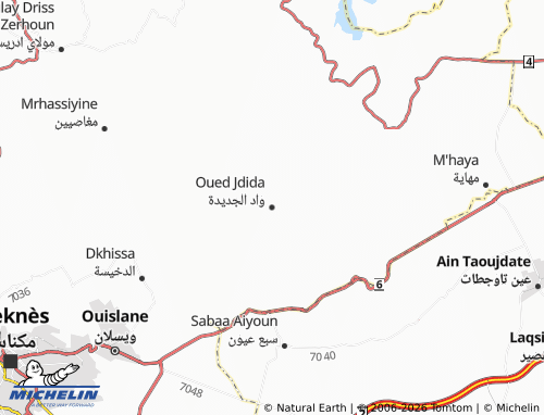 Carte MICHELIN Oued Jdida - ViaMichelin