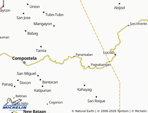 MICHELIN Panansalan map - ViaMichelin