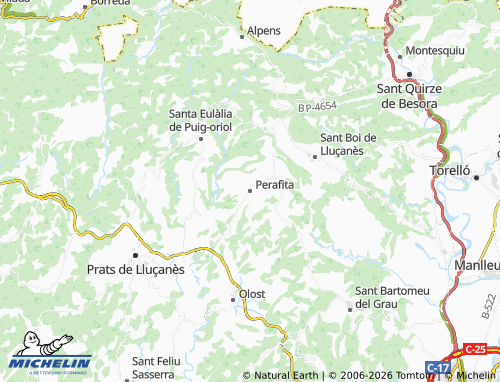 Carte MICHELIN Perafita - ViaMichelin