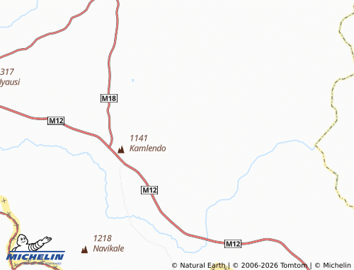 MICHELIN Kapinde map - ViaMichelin