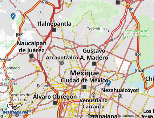 Mappa MICHELIN Nueva Vallejo - ViaMichelin