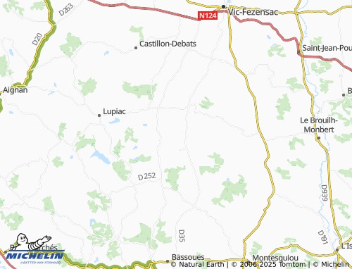 MICHELIN Lasserre map - ViaMichelin