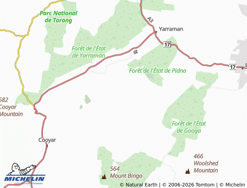 Mapa MICHELIN Kooralgin - ViaMichelin