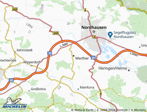 Mappa MICHELIN Werther - ViaMichelin