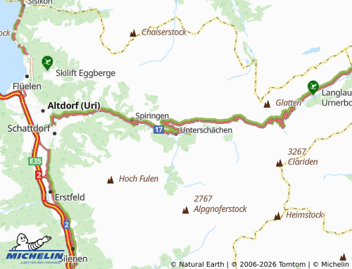 Mapa MICHELIN Unterschächen - ViaMichelin