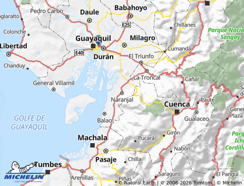 MICHELIN Naranjal map - ViaMichelin