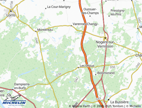 Carte MICHELIN Langesse - ViaMichelin