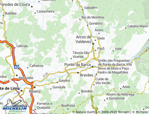 MICHELIN-Landkarte Casal de Távora-Santa Maria - ViaMichelin