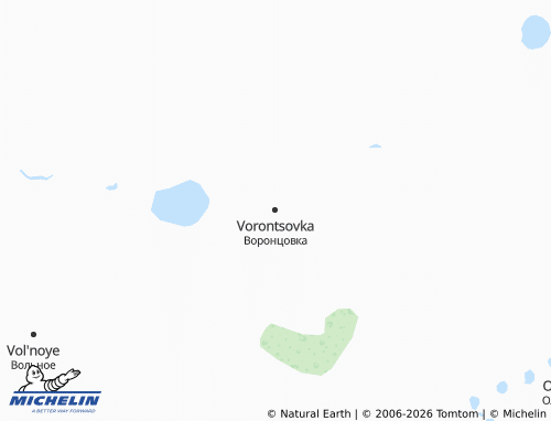 MICHELIN-Landkarte Vorontsovka - ViaMichelin