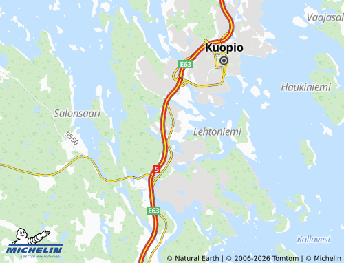 MICHELIN-Landkarte Levänen - ViaMichelin