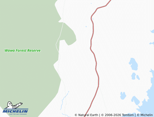 MICHELIN Ribadu map - ViaMichelin