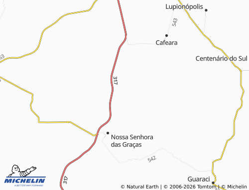 Mappa MICHELIN Mendeslândia - ViaMichelin