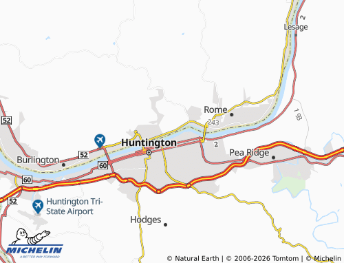 Mappa MICHELIN Corryville - ViaMichelin
