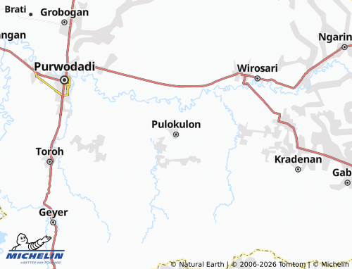MICHELIN Pulokulon map - ViaMichelin