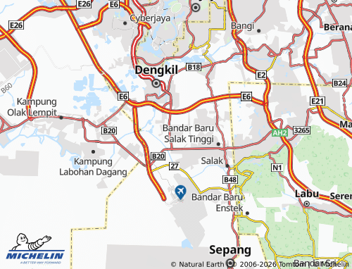 MICHELIN Warisan Puteri map - ViaMichelin