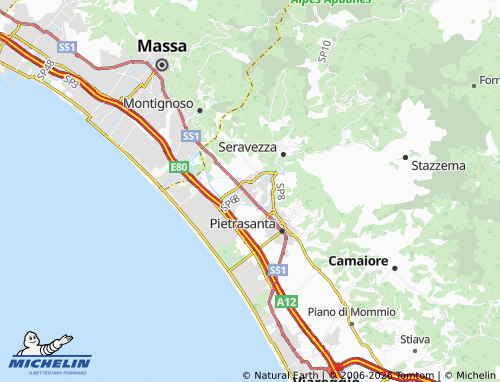 Kaart MICHELIN Querceta - ViaMichelin