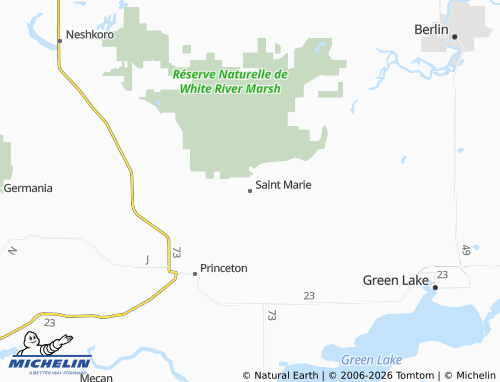Carte MICHELIN Saint Marie - ViaMichelin