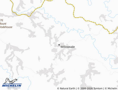 Carte MICHELIN Willowvale - ViaMichelin