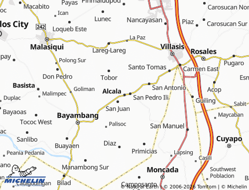 MICHELIN Alcala map - ViaMichelin