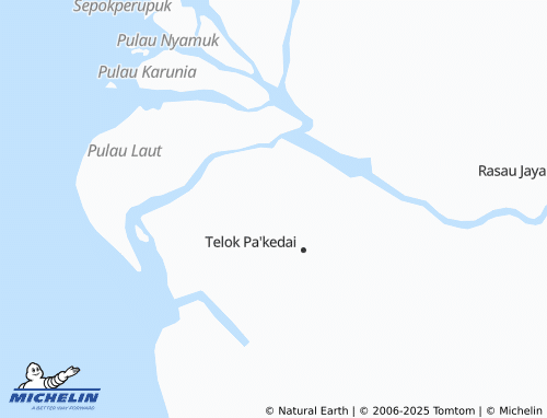 MICHELIN-Landkarte Teluk Pakedai II - ViaMichelin