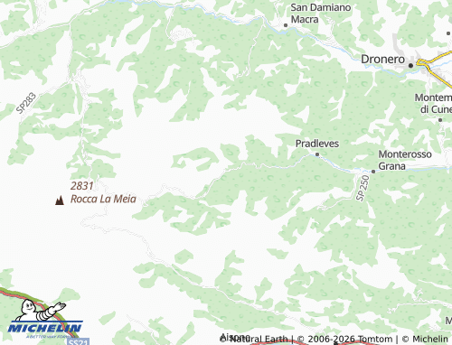 Mapa MICHELIN Castelmagno - ViaMichelin