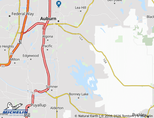 Mappa MICHELIN Lake Tapps - ViaMichelin