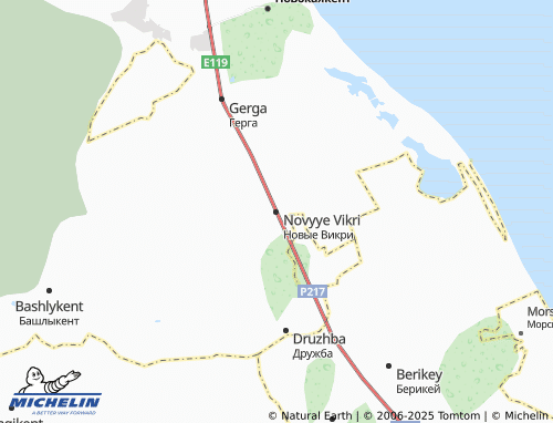 MICHELIN Novyye Vikri map - ViaMichelin