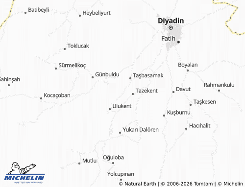 MICHELIN Dibekli map - ViaMichelin