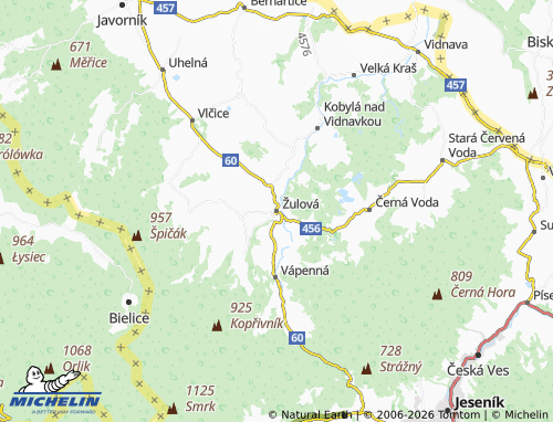 Mappa MICHELIN Žulová - ViaMichelin