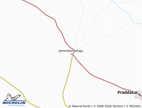 Mapa MICHELIN Jammalamadugu - ViaMichelin